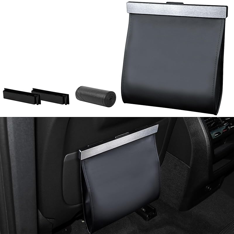 COZILO Smart LED Car Trash Can - Leak-Proof Car Garbage Can Bin And Storage Bag For The Back/Front/Console Of Any Cars,Sedans, SUVs & Trucks