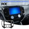 Car Audio Installation Frame 9 Inch Radio Fascia for TRITON 2015, Navigation Panel Universal Replacement Housing Manual/Auto AC, Stereo Install Bezel
