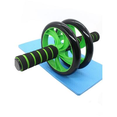Ab Rolller Wheel Abdominal Exercise Roller - Classic Dual Wheel with Foam Handles - Includes Extra Thick Knee Pad