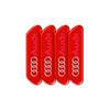 4PCS/set Car Reflective Strips Warning Badge 3D Stickers For Audi S5 S6 S7 S4 S8 TT TTS A4 B8 A3 B6 A6 C7 C6 B7 Q5 Q7 C5 A5 B5
