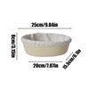 Bread Proofing Proving Wicker Rattan Basket Bread Fermentation Liner Baskets Dough Rising Long Brotform Baking Supplies
