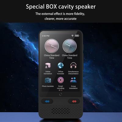 S85 Portable Language Translator Device with Translating Offline Translation 138 Languages Voice Support Voice Video Recording