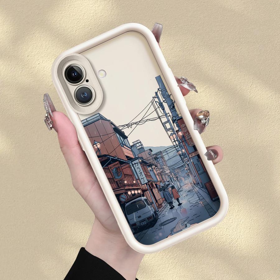 Case for iPhone 17 Pro Max 16 11 14 13 Air 15 Plus 17e 12 Pro Phone Cover Anime Town
