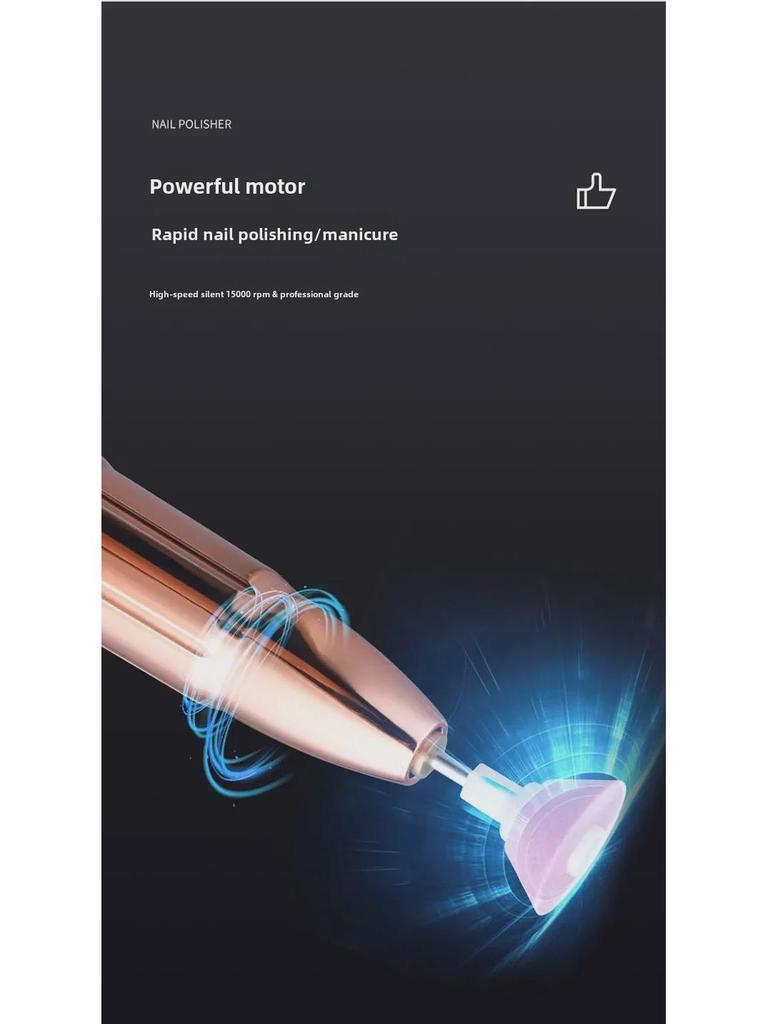 Portable Electric Nail Polish Remover: 5-in-1 Tool for Salon Use