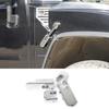 Lega di Alluminio Cromata Per Hummer H2 2003 2004 2005 2006 2007 2008 2009 Copri Cerniera Laterale Cofano Auto Sostituzione Accessori