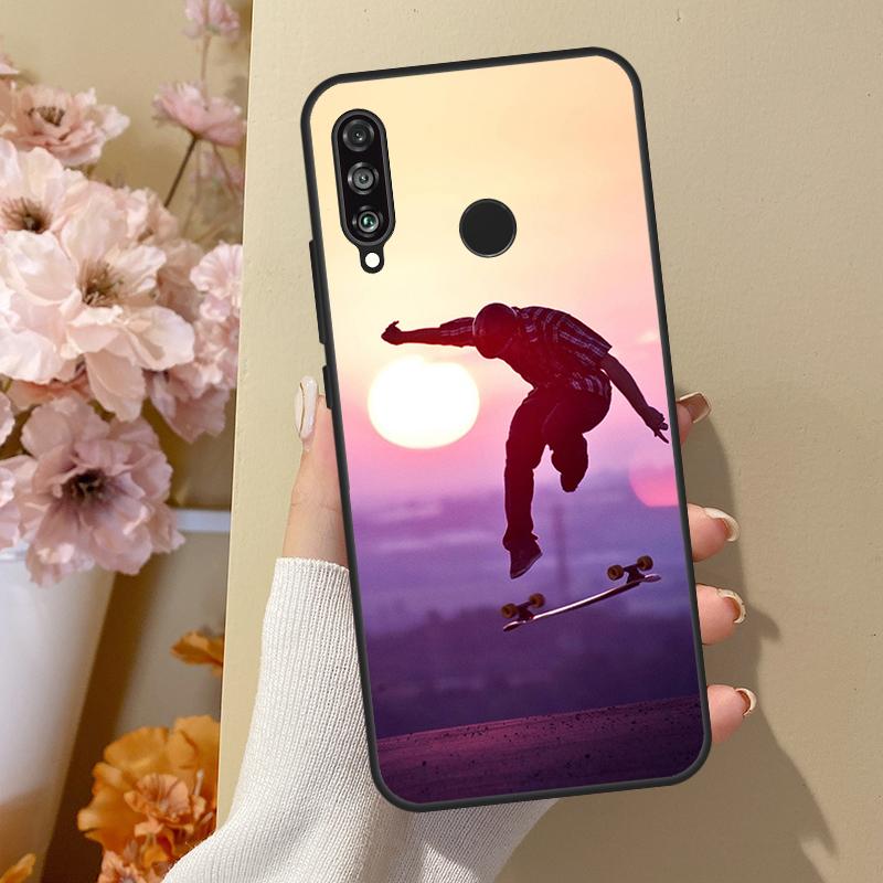

Крутой чехол для скейта для Honor 50 8X 9X 10i для Huawei P50 Pro P20 P40 P30 Lite P Smart 2021 Nova 5T Huawei Nova 5T