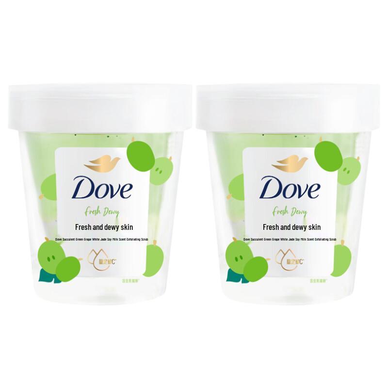 Dove Нежный полирующий скраб для тела с виноградом и соевым молоком