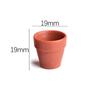 10Pcs Miniature Flower Resin Pots Clay Planter Terracotta Dollhouse Accessories Fairy Garden Pots Mini Flower Pots Planters