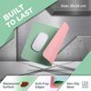 Front and Back Color Matching Leather Mouse Pad Writing Mat Laptop Table Mat  Home