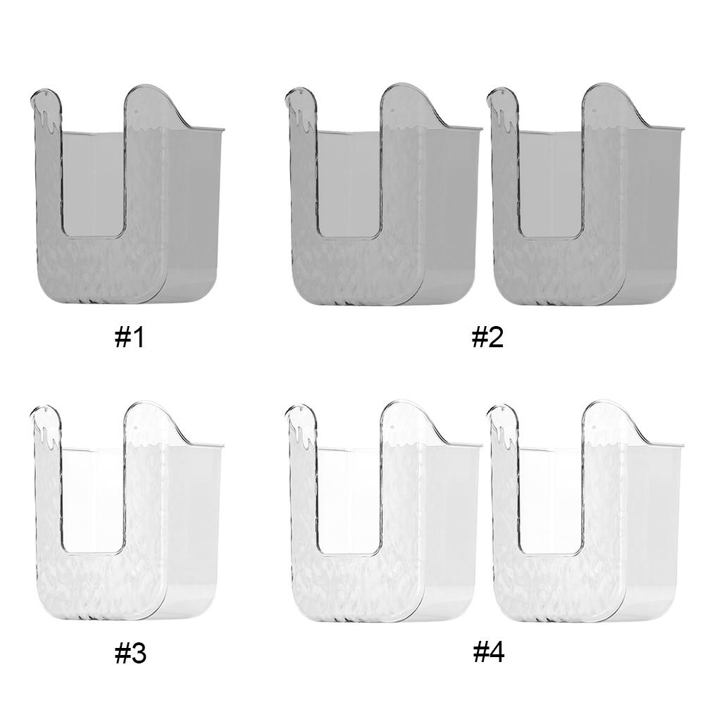 1/2Pcs Wall-Mounted Tissue Box Tissue Holder Self-Adhesive Tissue Napkin Container No Punching Universal Bathroom Accessories