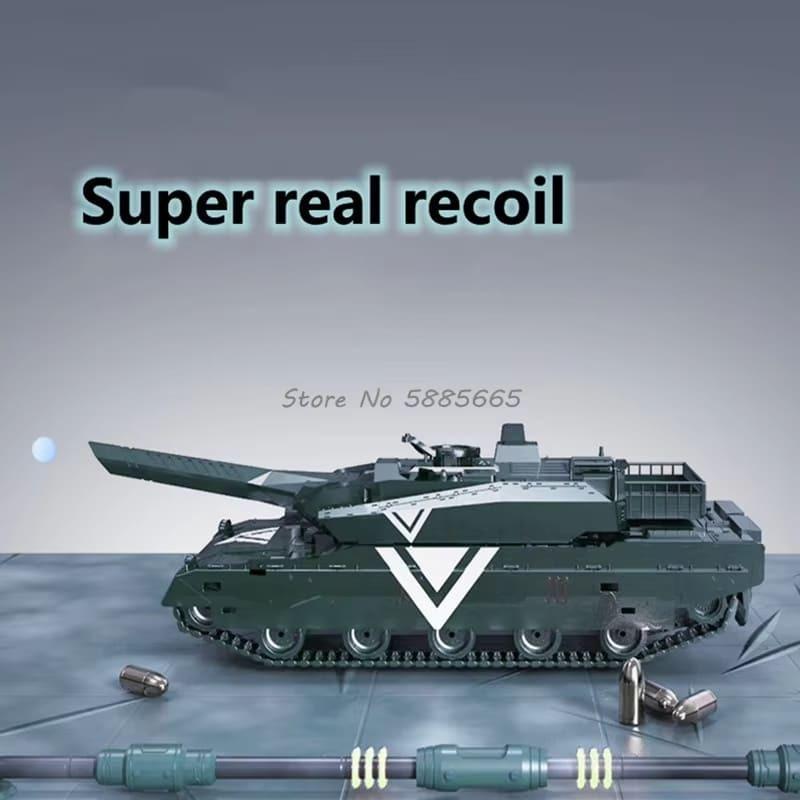 Neuer ferngesteuerter Panzer mit Gestenerkennung und Dualmodus zum Abfeuern einer Wasserbombe, um 330 ° drehbarer Geschützturm, Rückstoß in 60 Minuten, LED-Beleuchtung, RCTank, Geschenkspielzeug für Jungen