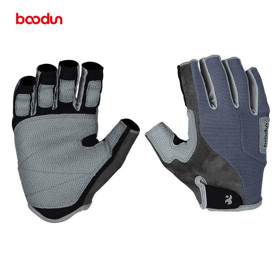 

Boodun Half Finger Фитнес Силовые Атлетические Перчатки Нескользящие Мужчины Женщины Скалолазание Спортивное снаряжение на открытом воздухе Тактическое