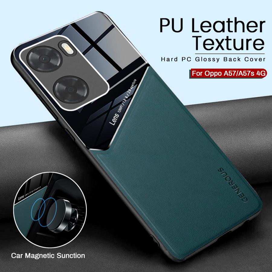 

Oppoa57s 4G Чехол Магнитная кожаная крышка для Oppo A57s A57 A 57s 57 с Oppoa57 4G 2022 CPH2385 6.56 ; ТПУ Soft Frame Protect Fundas