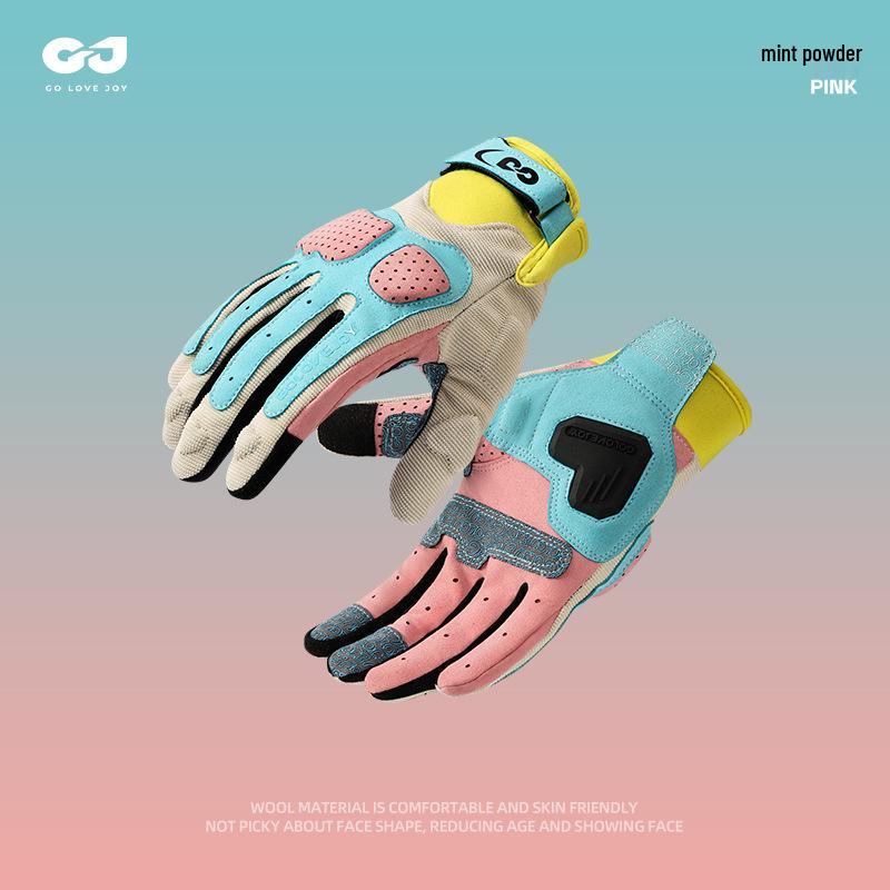 "XG79 Wear-Resistant Cycling & Mountaineering Gloves for Men & Women - Non-Slip, Colorful Outdoor Sports Gear"