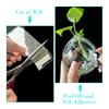 1 Roll Mosaic Mirror Tile Stickers 3D Mirror Decoration Patch Peel and Stick Wall Decal for Christmas ,Party Decoration