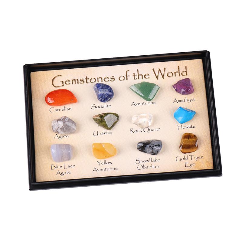 Natural Stone Specimen Set Creative Crafts Student Gift Crystal Stone