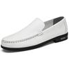 Fashion Genuine Leather Mens Shoes New Design Casual Loafers Slip-on Business Dress Shoes Comfortable Driving Footwear Classic Moccasins