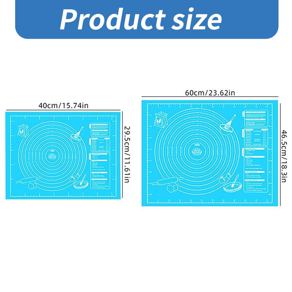 Silikonová podložka na pečení Silikonová podložka na těsto Protiskluzová tepelně odolná kuchyňská podložka Silikonová textura na vaření a pečení