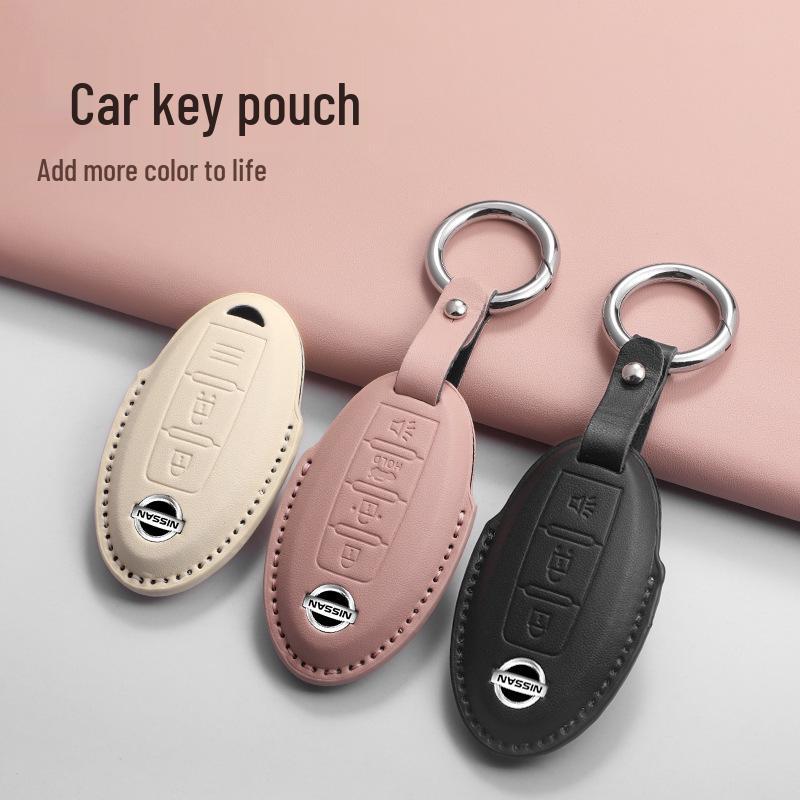 Compatible Nissan Key Case for Sylphy, Qashqai, Teana, X-Trail, Tiida, Murano, Kicks (14th Gen)