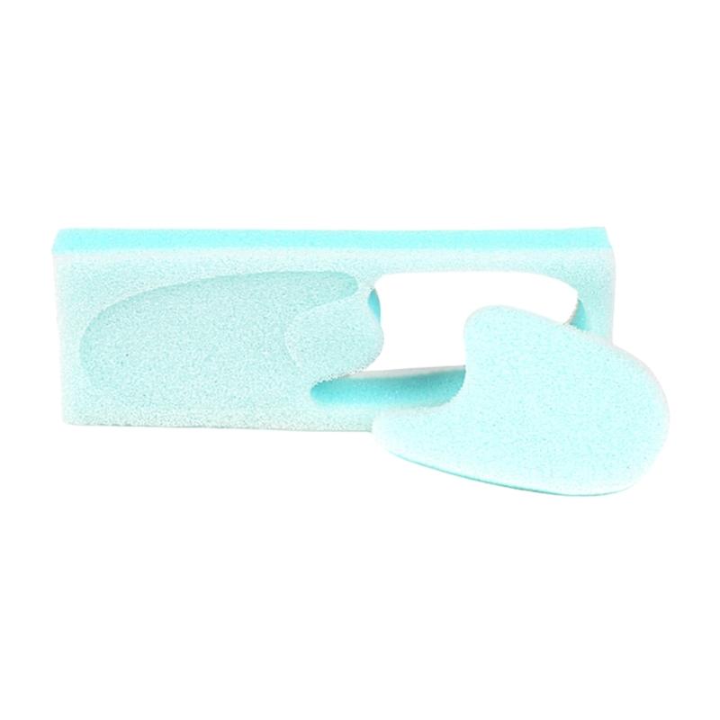 

1Pair Foam Toe Separators Breathable Toe Spacers for Corn,Blister,and Hammer Toe Relief Toe Gasket for Pains from Bunions синий