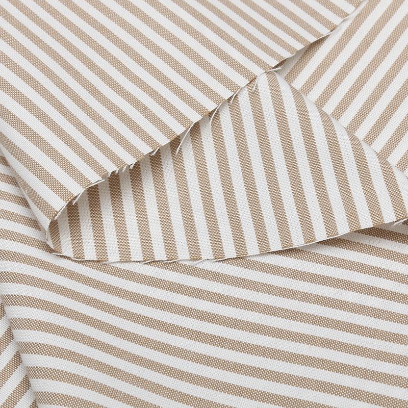 Plaid Cotton Linen Tablecloth and Cushion Fabric Set