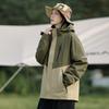 Men Women Waterproof Windproof Hiking Jacket Outdoor Travel Coat Lightweight Hooded Rain Shell