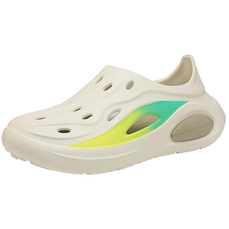Sandals platform soles men's cave shoes soft and lightweight outdoor beach toe slippers in summer