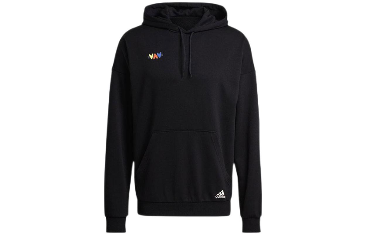 Adidas Sweatshirts Men s Black Hooded Moderate Regular H61133 L