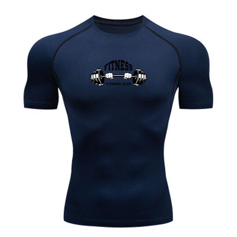 Men's Compression Workout Sports T-Shirt, Breathable Quick D