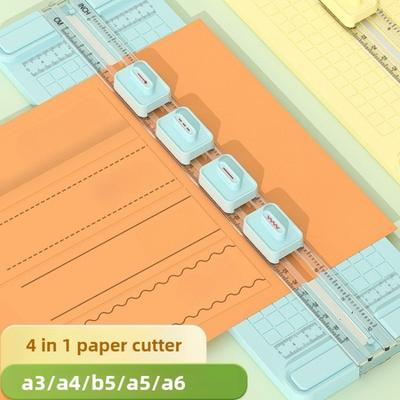 4 In 1 Two Way Manual Paper Cutter with 4 Cutter Heads for Paper Trimming Cutting Office School Home Use Cricut Machine