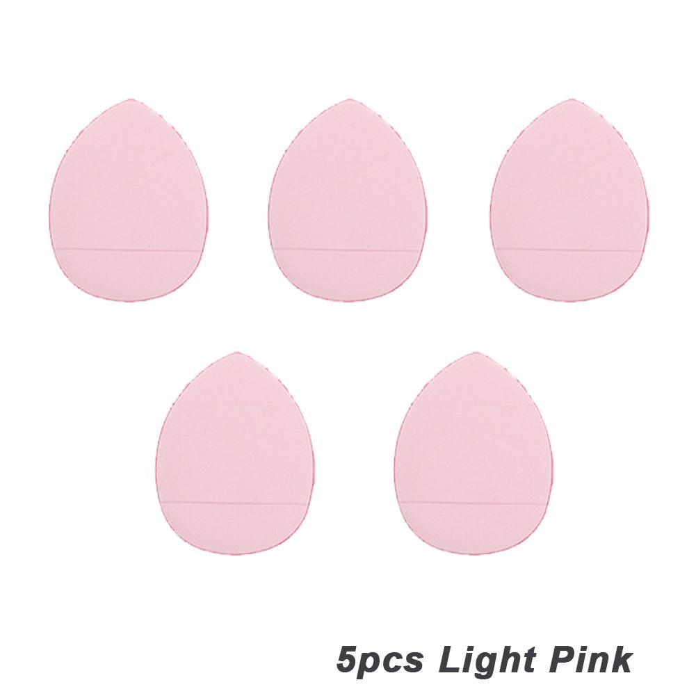 5 Stück/Box Mini Finger Puffs Foundation Kleine Luftkissen Puder Schwamm Gesicht Concealer BB Cream Kosmetikapplikator Make-up Werkzeuge