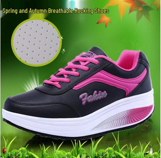 

Autumn/Winter 2025 Women s Leather Platform Heel Sport Shoes 39