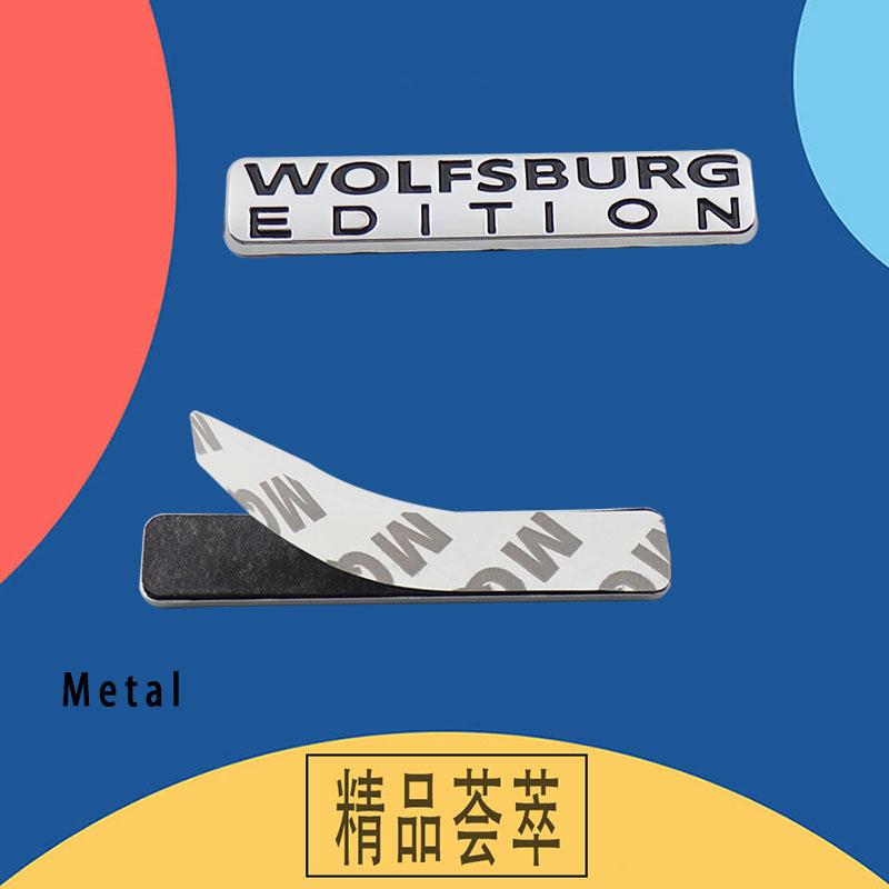 3D Premium WOLFSBURG EDITION for Car Fender Trunk Rear Bonnet Decal Emblem Badge Sticker