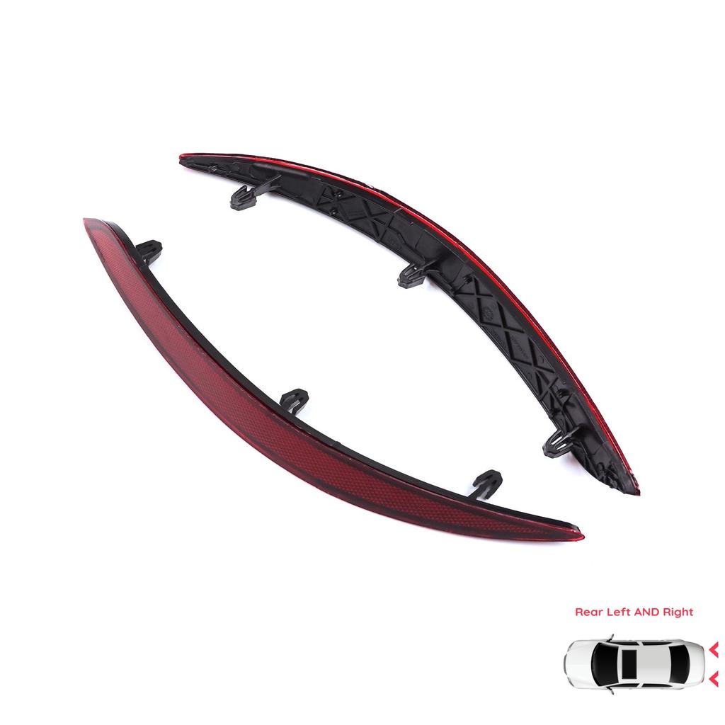 BSP1172 Rear Right Left Side Bumper Reflex Reflector for Fiat Tipo MK2 356 357 Egea 2015-On 4-Door Sedan 51998151 51998149