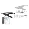 Corrosion Resistant Steering Bracket Kit Adjustable Steering Holder for Car Block 289 302 351W Saginaw Pump Driver Side Mount