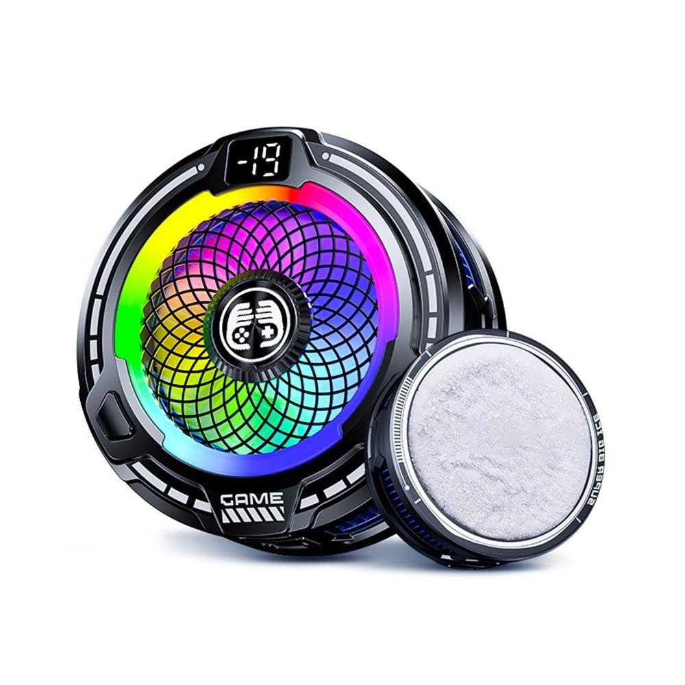 Back-clip Magnetic Cooling Fan 3-Speed Adjustable Mobile Phone Cooler  for Gaming Live Streams