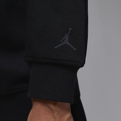 Jordan Sport Sweatshirts Men's Black/Dark Gray Crew Neck Moderate Othe