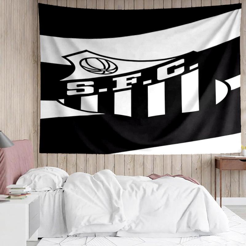 Fc Crest Design Printed Printed Tapestry, for Bedroom,Livingroom, Dormitory, Large Wall Decor, Fabric Decor Fan Birthday Gifts