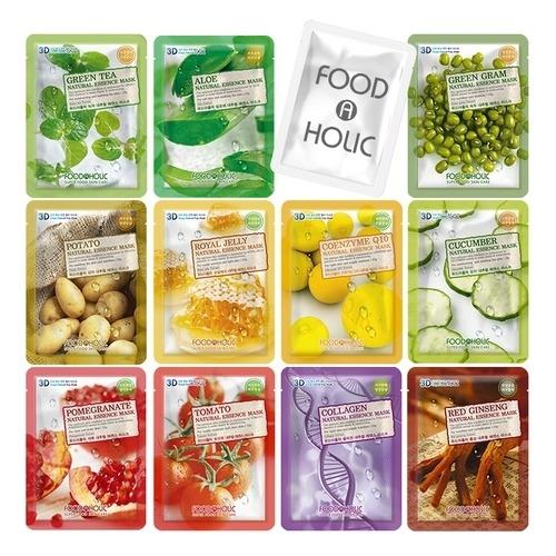 [FoodaHolic] (50 sheets) FoodaHolic 3D Natural Essence Mask Pack_631373 (50 sheets) 3D Pack Coenzyme