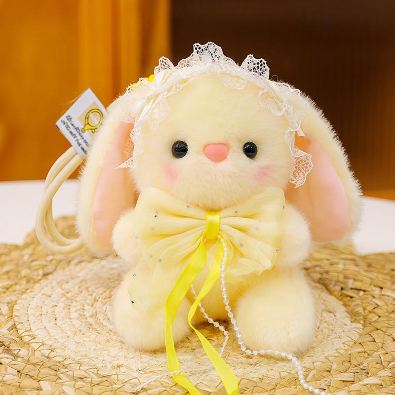 Bunny Lolita Plush Keychain Cute Hanging Doll For Bag Decor And Gift
