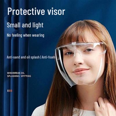 Anti-Fog High-Definition Face Shield: Transparent, Windproof, Dustproof, and Splash-Resistant Protection Mask