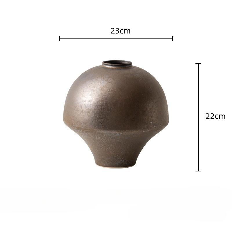 

Ceramic Vase Chinese-style Retro Porcelain Vase Handmade Flower Vase Artistic Ornaments Hydroponics Home Decoration Accessories