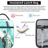 Hatsune Miku Anime Insulated Lunch Bags Cooler Bag Reusable,Lunch Container  Portable Tote Lunch Box Food Storage Bags Beach