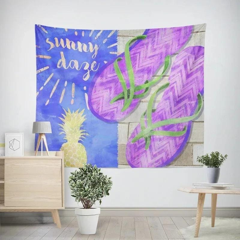 

Абстрактные узоры Тапочки Гобелен Офис Гостиная Украшения Дома Настенный гобелен 100x75cm