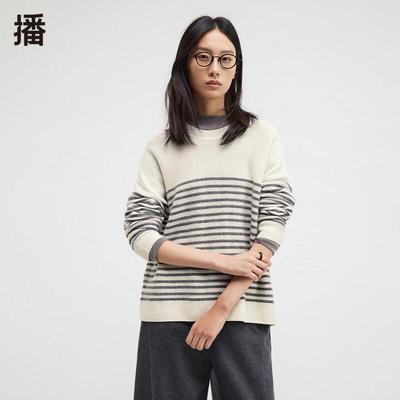 Designer Capsule Collection Round Neck Wool Sweater
