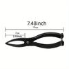 Outdoor Fish Control Device Plastic Clamp Fishing Lip Grip Tool Controller Lure Fish Clamp Non-slip Gripper Plier Supplies Kit