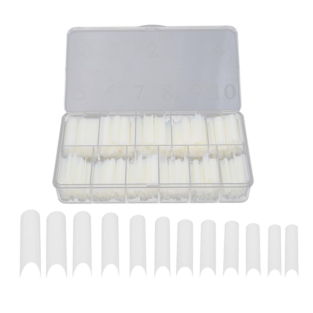 360 buc Tips Unghii False Extra Lungi Forma U Tips Unghii False cu Cutie pentru Salon de Unghii DIY Unghii
