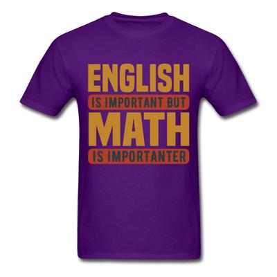 Motivationsshirt Englisch Mathe T-Shirt motivierendes T-Shirt Größe S-6XL