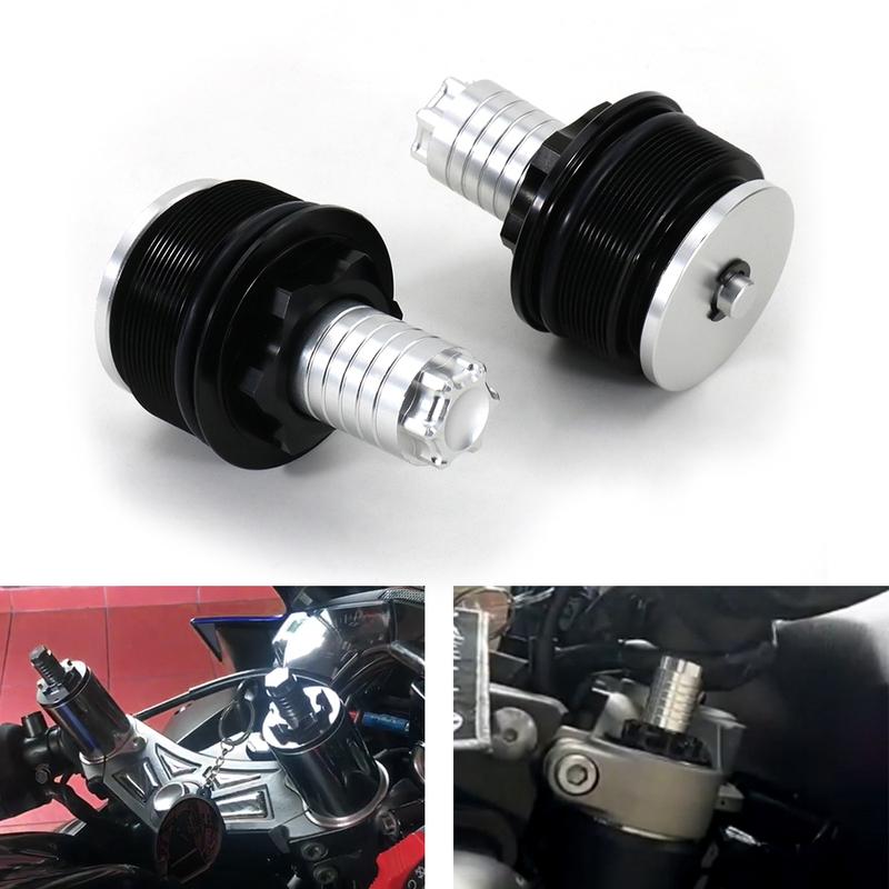Motorcycle 41MM Fork Preload Adjusters Bolts Cap For Yamaha DT125 FZ07 MT07 XSR700 FZ6R FZS60 MTM690 WR125 XJ6 XJR400 XVS1100 R3