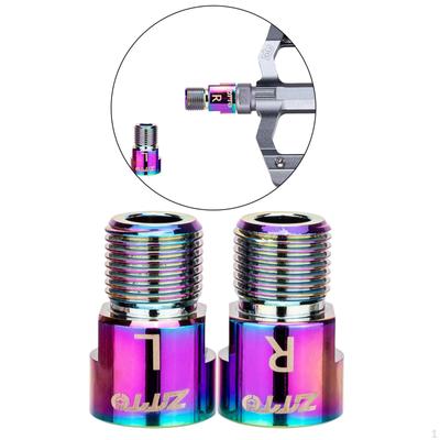 Bike Pedal S with Marks Chrome Molybdenum Steel Adapters Spacers for 9/16" SPD